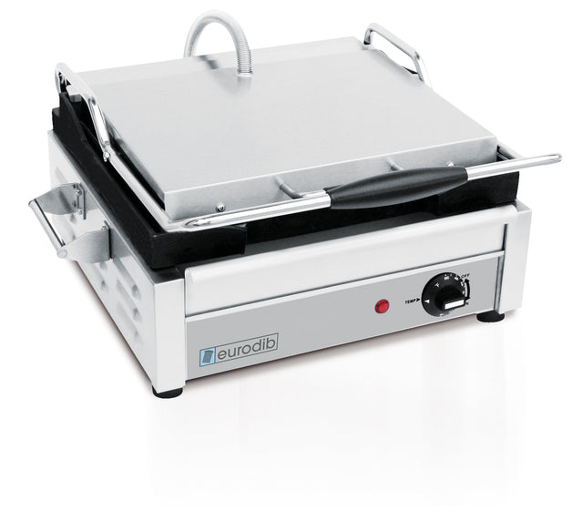 Panini Grill 14"x 10" 120V, Ribbed Top & Bottom - SFE02345