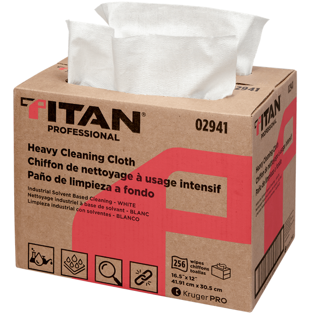 Heavy Cleaning Cloth Pop-up Wiper, 256/Cs - 2941
