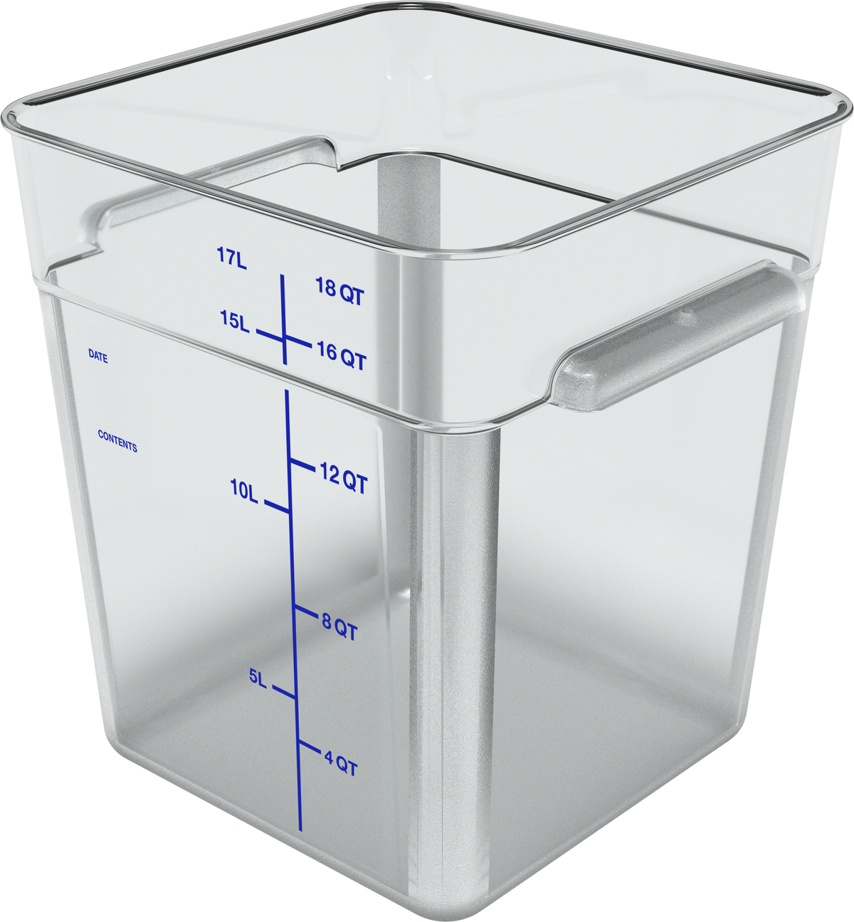 Food Storage Container 18QT, Clear - 1195507