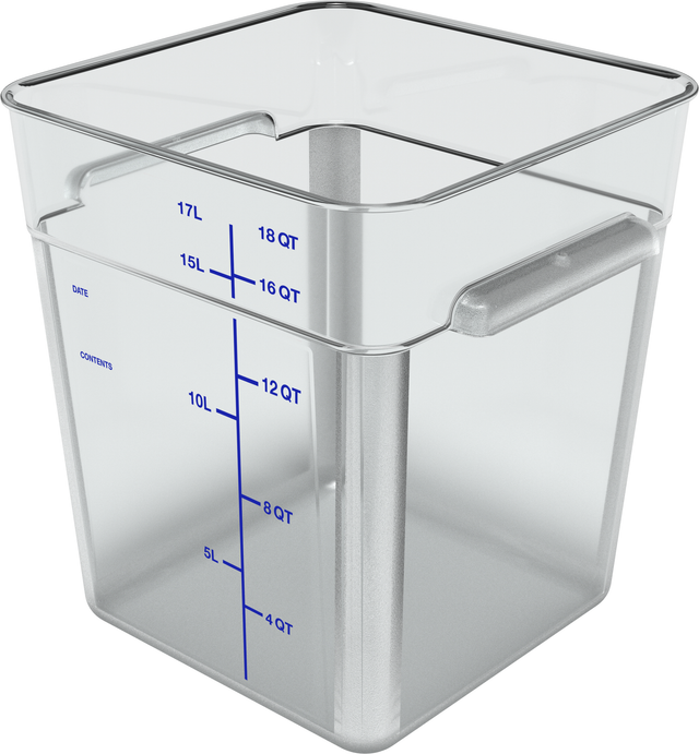 Food Storage Container 18QT, Clear - 1195507