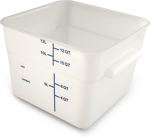 Food Storage Container 12QT, White - 11964PE02