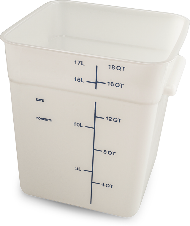 Food Storage Container 18QT, White - 11965PE02