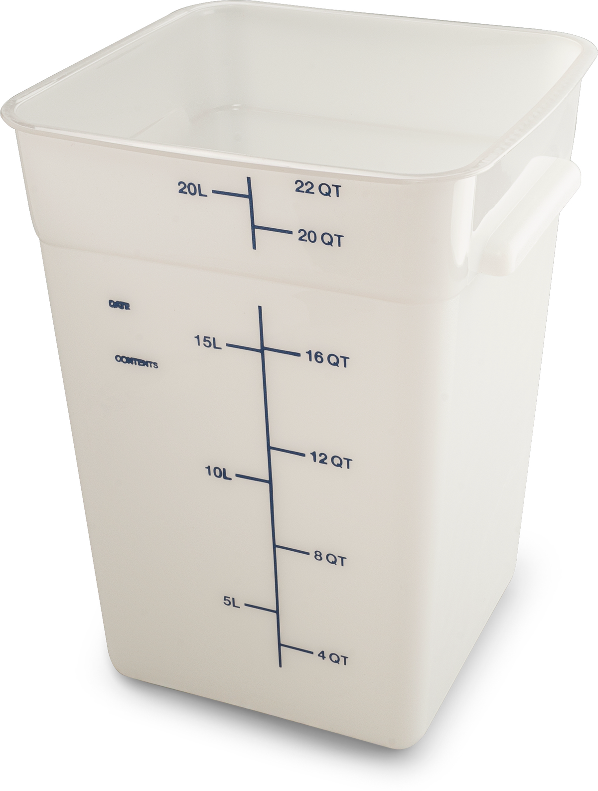 Food Storage Container 22QT, White - 11966PE02