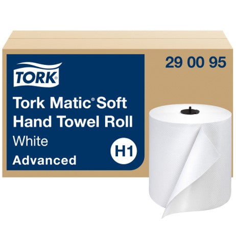 Tork Matic® Soft Paper Towel, 1-Ply, 900' 6/Cs -290095