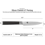 Shun Paring Knife 4" - DM0716