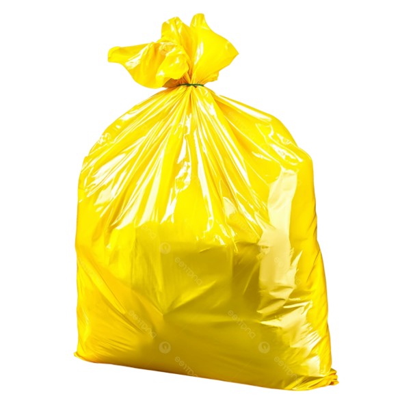 Garbage Bags 26 x 36 Extra Strong, Yellow, 200/Cs - 2636EFJ