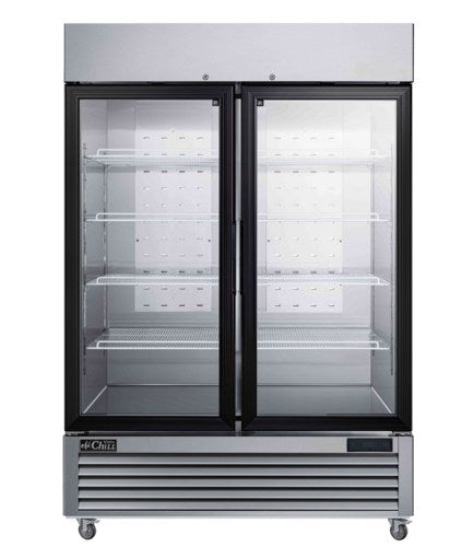 Cooler 54" w Glass Doors - EFI Versa-Chill C2-54GDSVC
