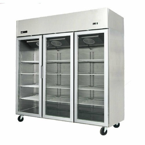 Freezer 78" w Glass Doors - EFI Versa-Chill F3-78GDSVC