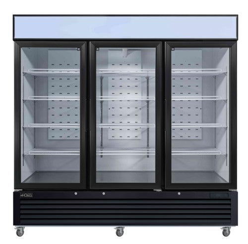 Cooler 82" w Glass Doors - EFI Versa Chill C3-82GDVC
