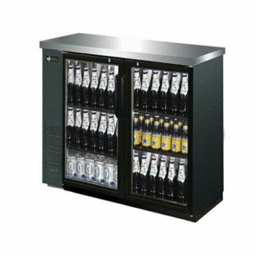 Back Bar 48" w Glass Doors - EFI Classic-Chill CBBGD2-48CC