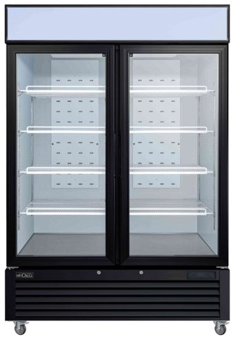 Cooler 54" w Glass Doors - EFI Versa-Chill C2-54GDVC