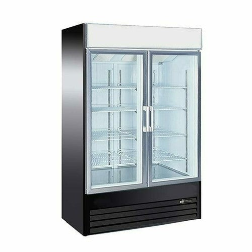 Freezer 49" w Glass Doors - EFI X-Line F2-49GDVCX