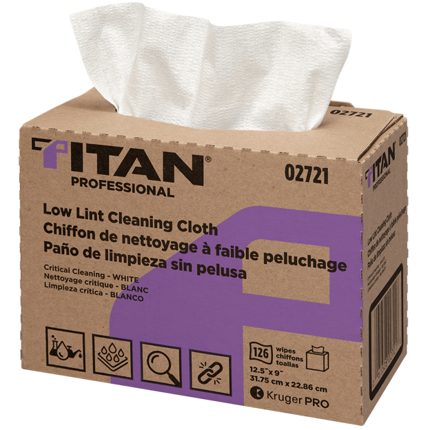 Low Lint Pop Up Interfold Wipers - 02721