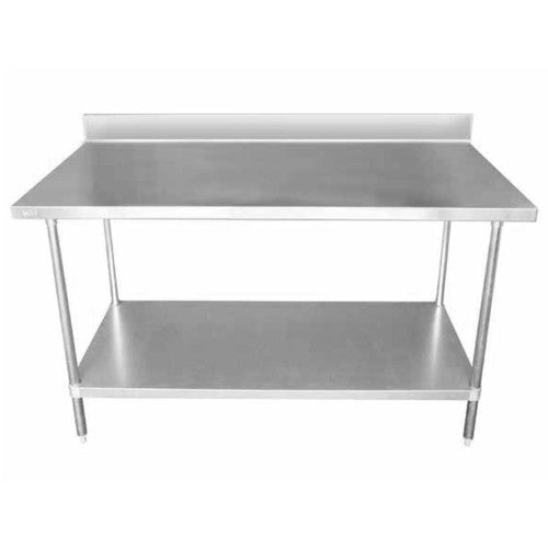 Work Table, 24”x72" w Backsplash - EFI TB2472