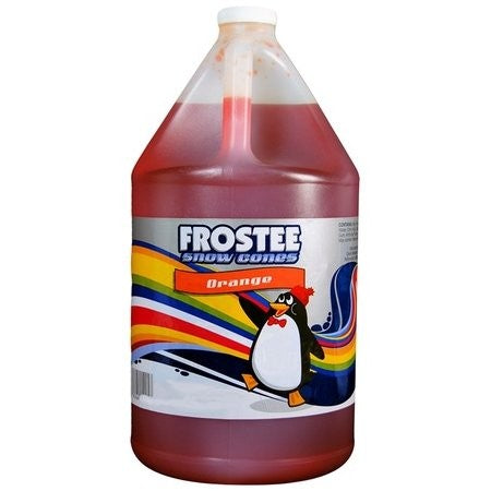 Frostee Snow Cone Syrup Orange 1gal - 15109