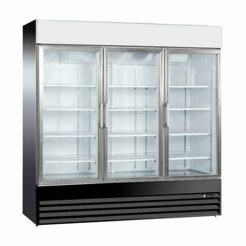 Cooler 78" w Glass Doors - EFI X-Line C3-78GDVCX