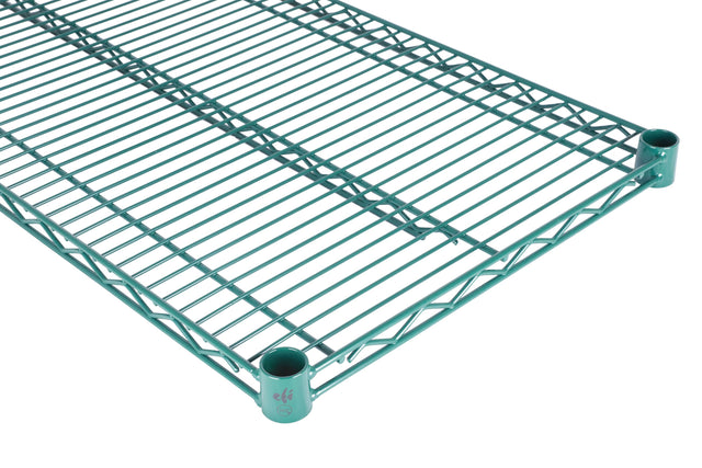 Wire Shelf 14"x48", Green Epoxy - EFI N-S1448EP