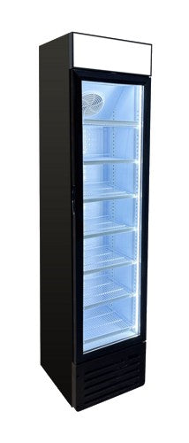 Display Cooler 14", w Glass Door - EFI C1-105GD-L