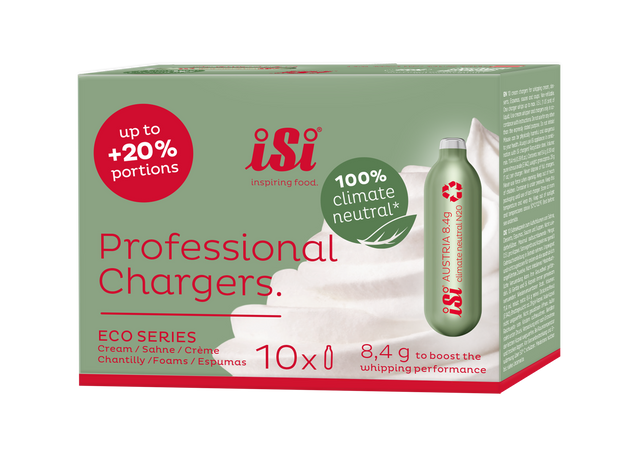 Whipped Cream Eco Chargers N2O, 10pk - ISI 070799
