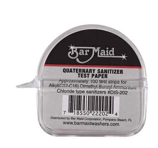 Bar Maid Quat Sanitizer Test Paper - DIS-202