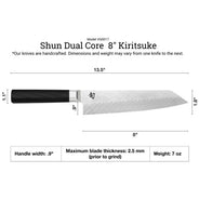 Shun Dual Core 8" Kiritsuke Knife - VG0017