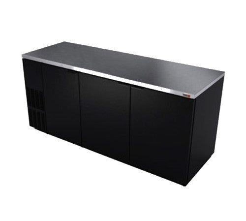 Back Bar 80", Black - FBB-79-N