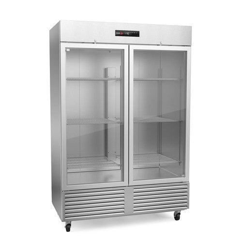 Cooler 55" w Glass Doors - QVR-2G-N