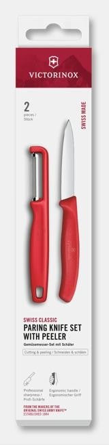 Paring Knife / Peeler Set, Red – 6.7111.21C1