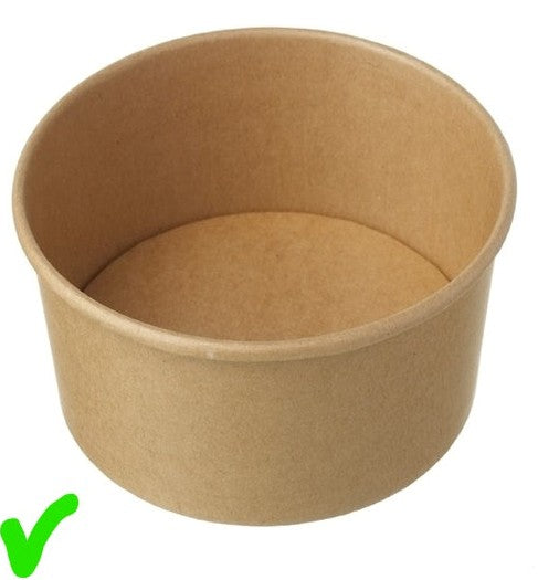 Kraft Paper Bowl 12oz, 50Pk – SB-13