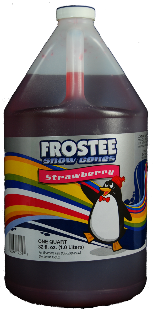 Frostee Snow Cone Syrup Strawberry 1gal - 15151