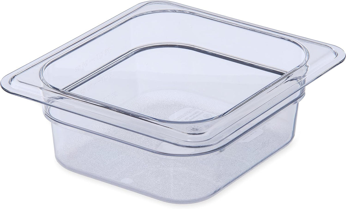 Insert Pan 1/6 Size 4"D, Clear - 3068407