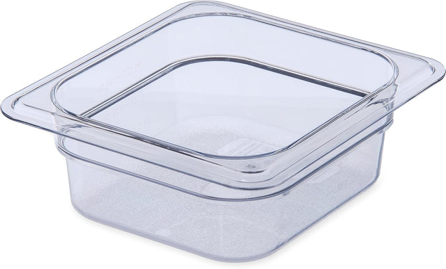 Insert Pan 1/6 Size 4"D, Clear - 3068407