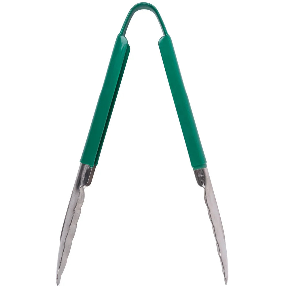 Tongs 9" with Green Coated Handle - MAG3356