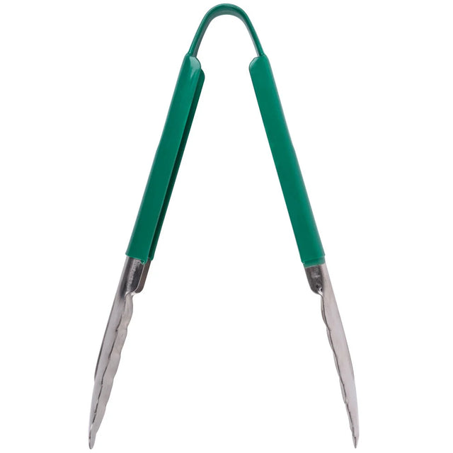 Tongs 9" with Green Coated Handle - MAG3356