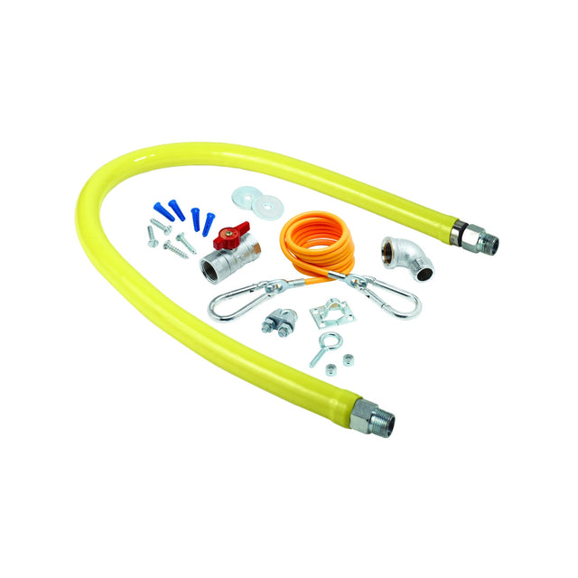 T&S Gas Hose Kit, 3/4"x48" - HG-2D-48K