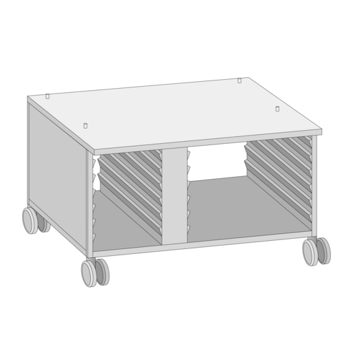 Rational Combi Oven Stand - 60.30.332