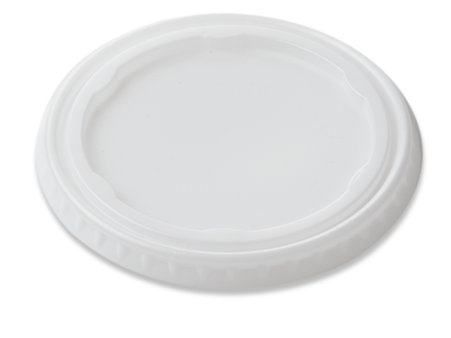 Disposable Juice Cup Lid, 6oz, Clear 4000/CS - B38A