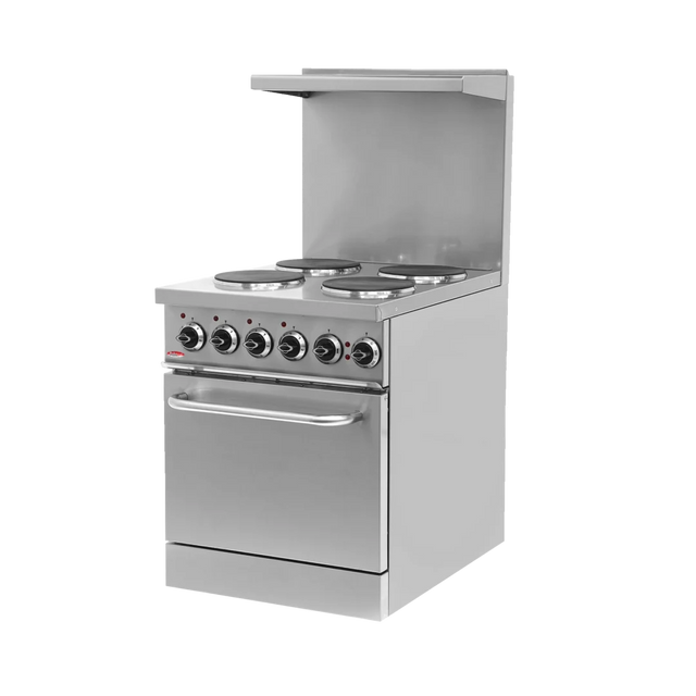 Range 24", 4 Burners, 208/60/3/1 - Bakemax BMPLS7KE021