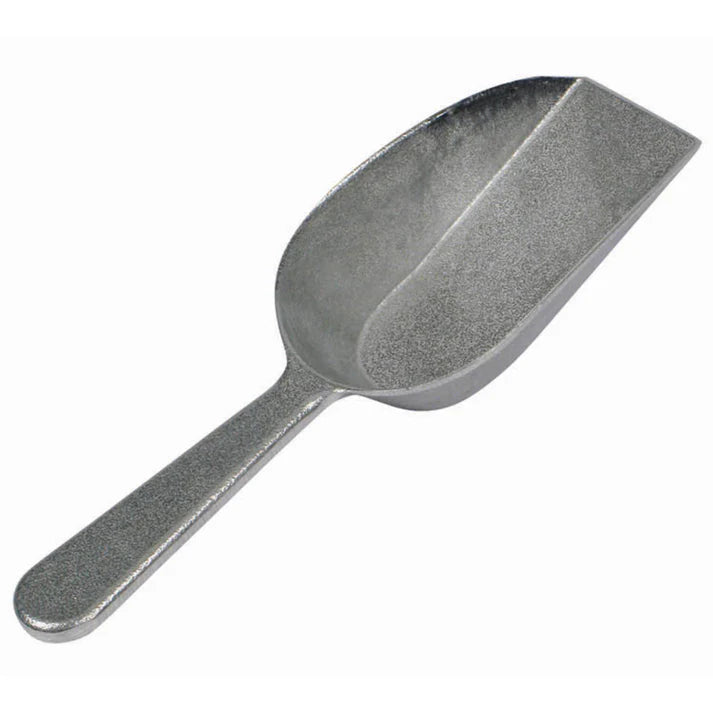 Flat Bottom Scoop 4 oz, Aluminum - ASFB-4