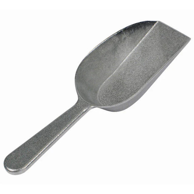 Flat Bottom Scoop 4 oz, Aluminum - ASFB-4