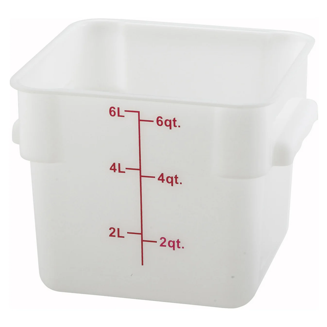Food Storage Container 6Qt, Translucent - PTSC-6