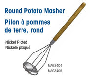 Potato Masher with 5" Round Head - MAG3405