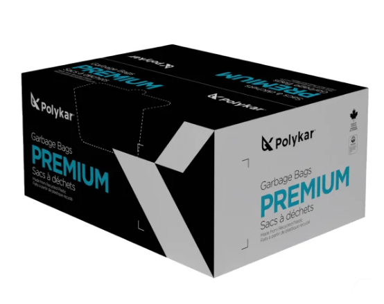 Garbage Bags 22 x 24 Light, Black, 500/Cs - 2224N