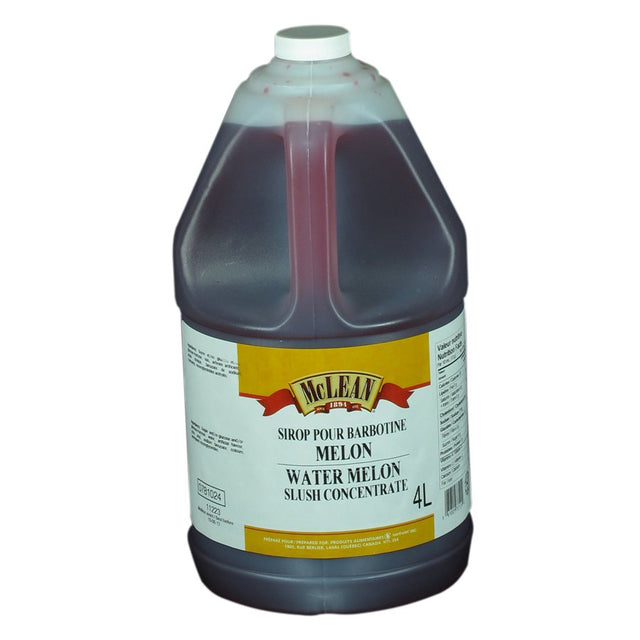 McLean Slush Syrup, Watermelon, 4L - 0781024