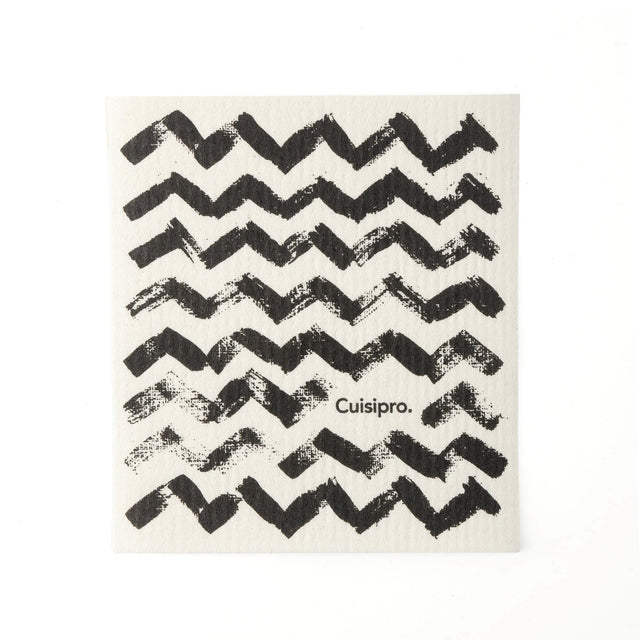 Cuisipro All Purpose Eco-Cloth, Black ZigZig - 747944