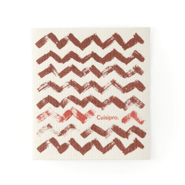 Cuisipro All Purpose Eco-Cloth, Red ZigZag - 747934