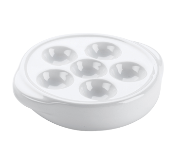 Escargot Plate, White - 744041