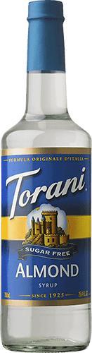 Torani Sugar Free Almond Syrup, 750ml - 340700