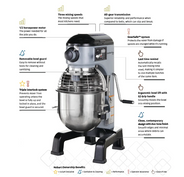 Centerline 20Qt Standard Heavy-Duty Mixer - HMM20-1STD