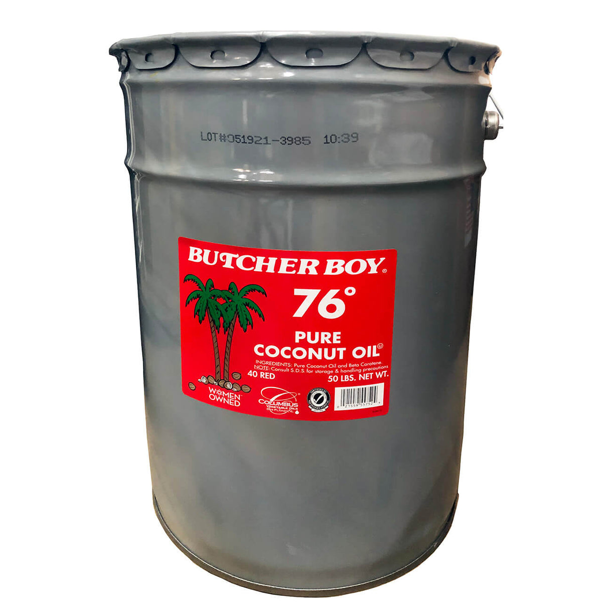Coconut Oil 50lb Pail - 6268